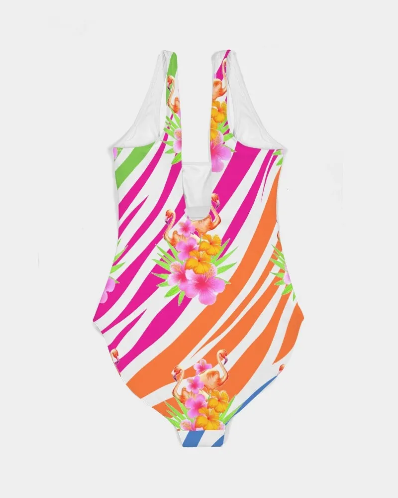 Flamingo Fiesta Women's One-Piece Swimsuit