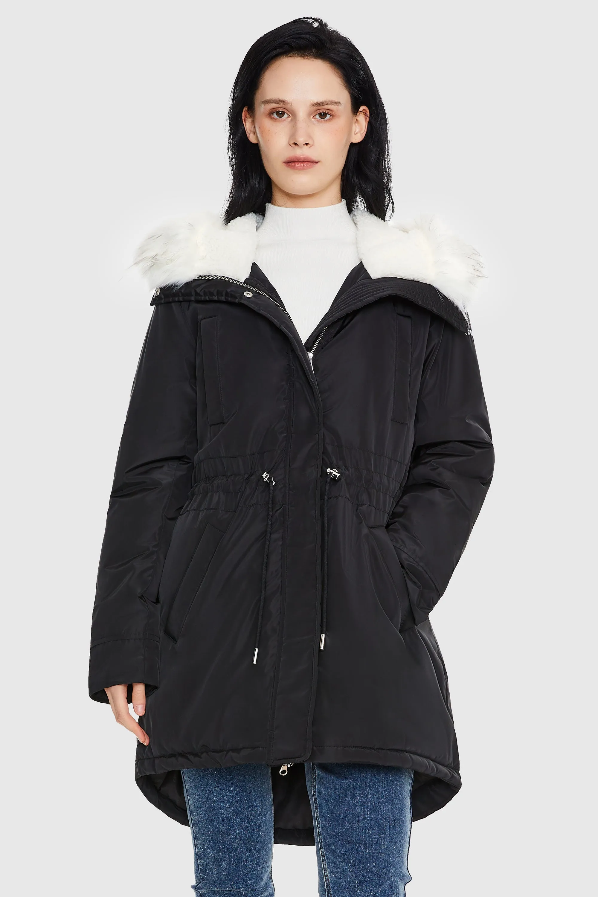 Fleece Lined Hooded Winter Parka