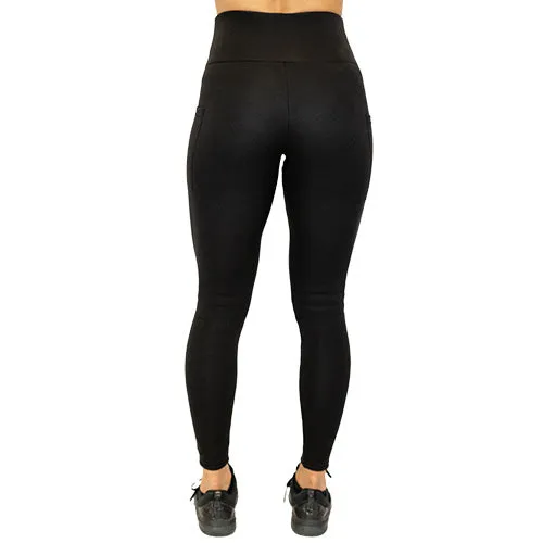 Fleece Lined Leggings | Black