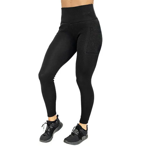 Fleece Lined Leggings | Black