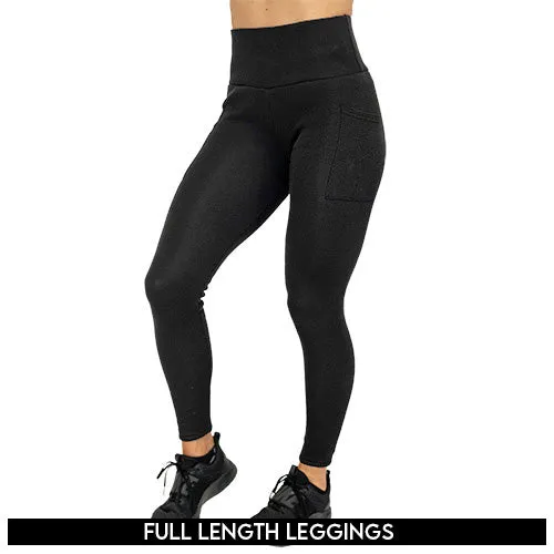 Fleece Lined Leggings | Black