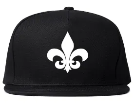 Fleur De Lis Chest Mens Snapback Hat