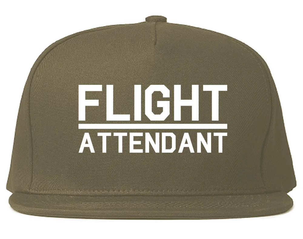 Flight Attendant Stewardess Mens Snapback Hat