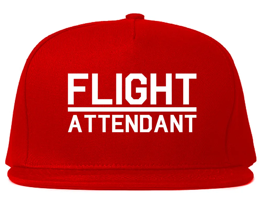 Flight Attendant Stewardess Mens Snapback Hat