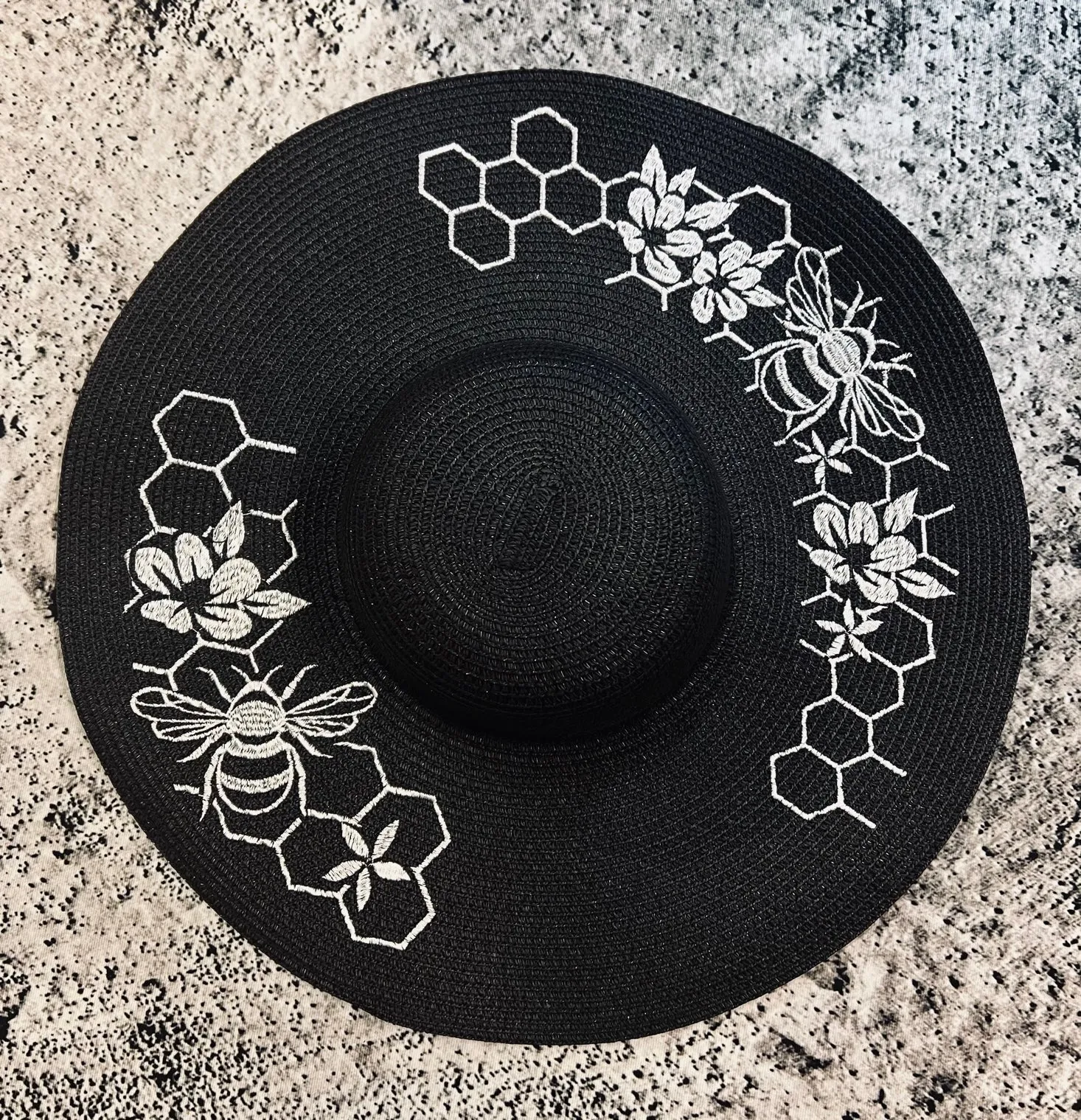 Floppy Sun Hat - XL Brim - Honeycomb