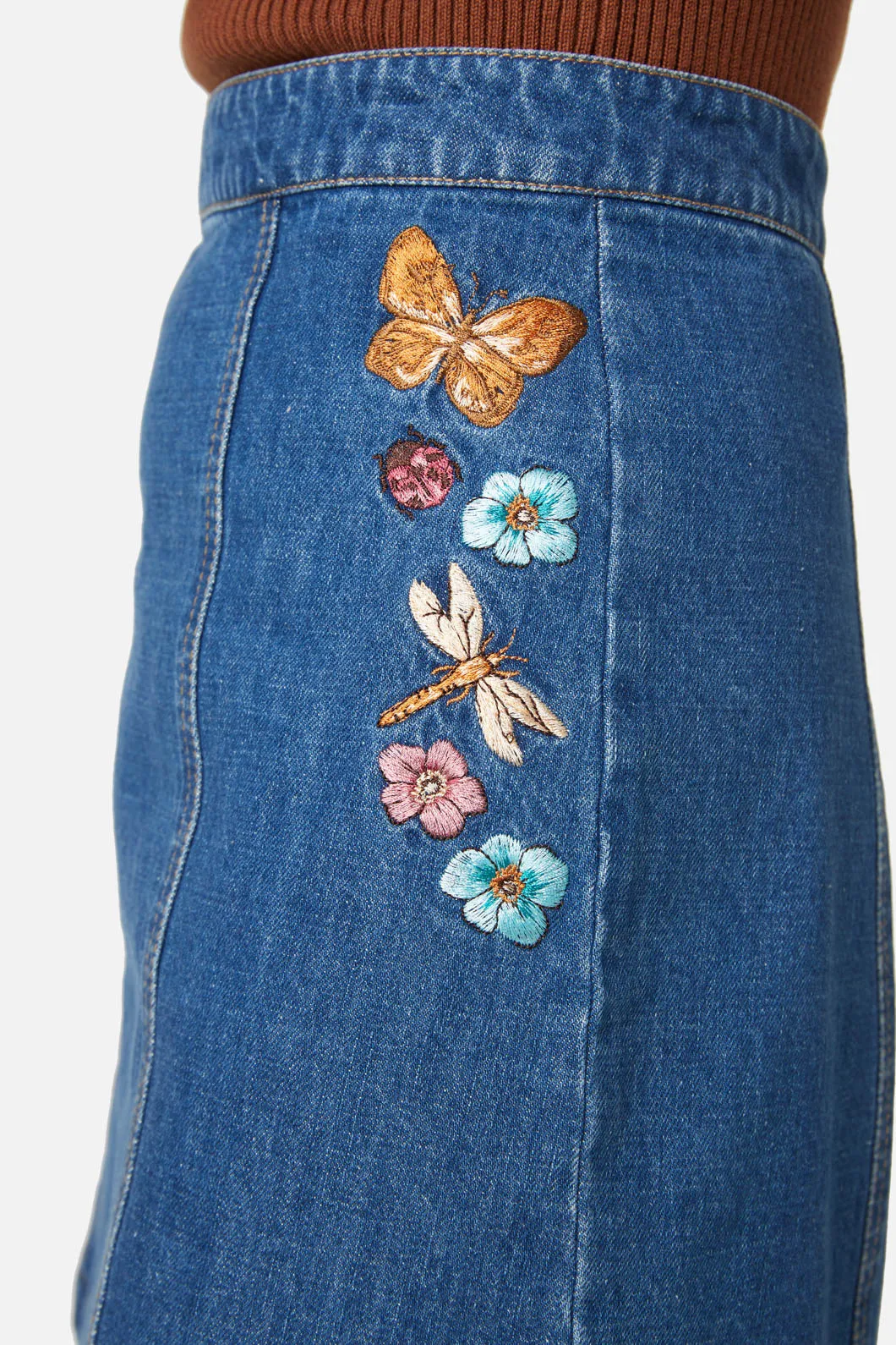 Flora Embroidered Skirt