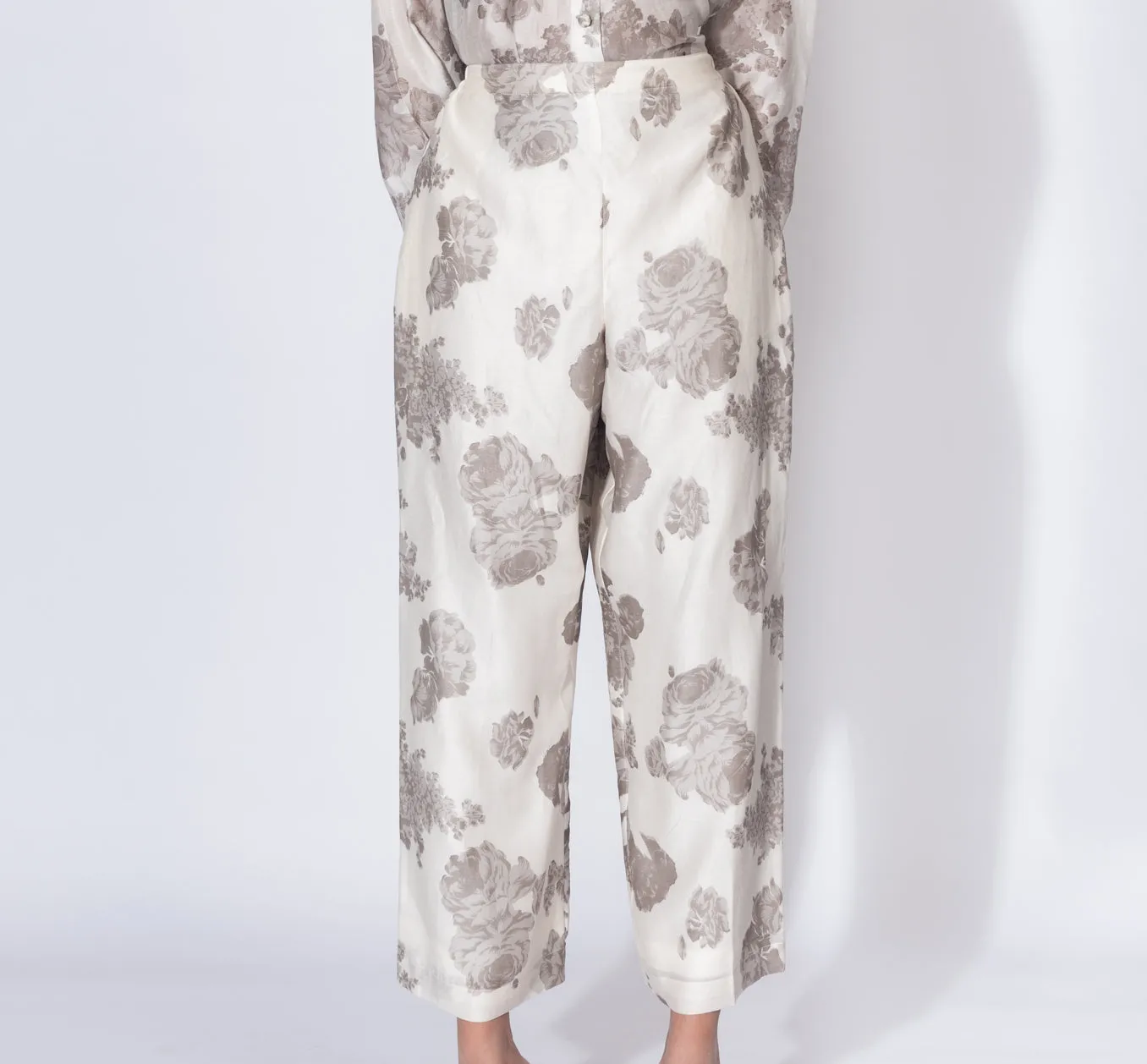 Floral High Waist Pants