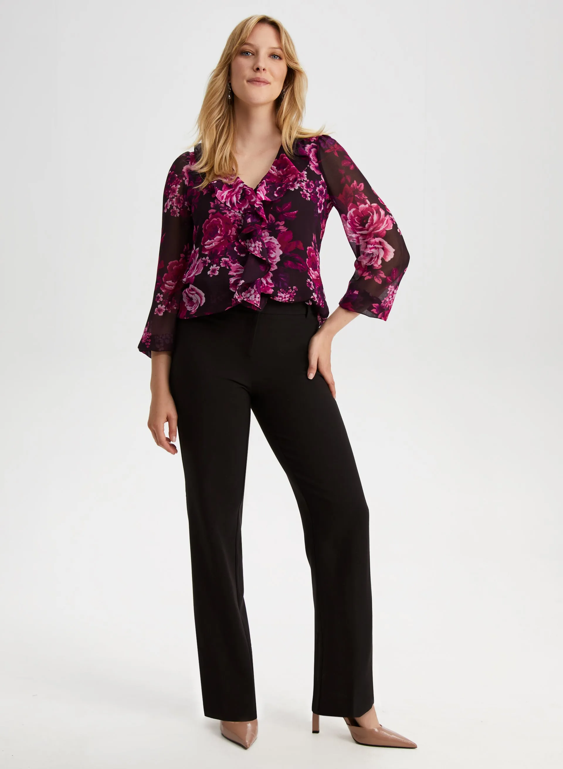 Floral Motif Blouse