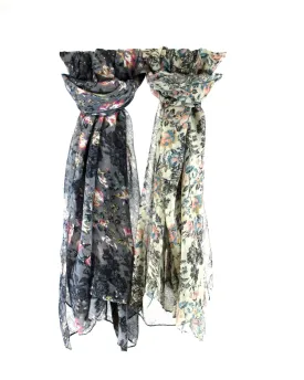 Floral Print Scarves