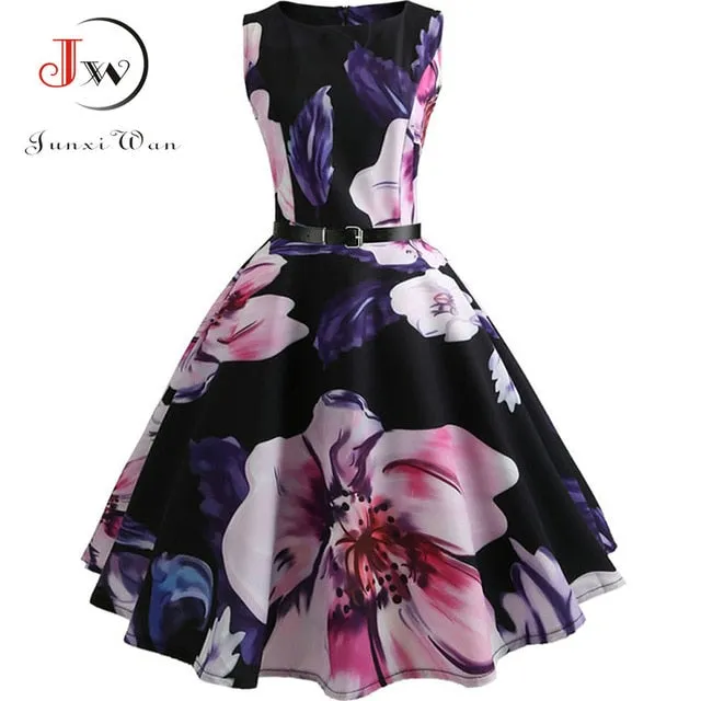 Floral Vintage Party Dress