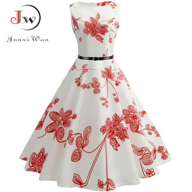 Floral Vintage Party Dress