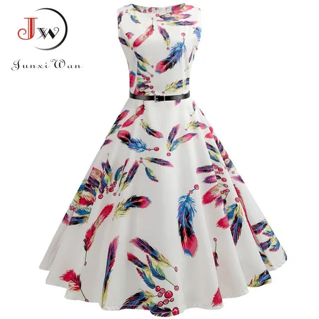 Floral Vintage Party Dress