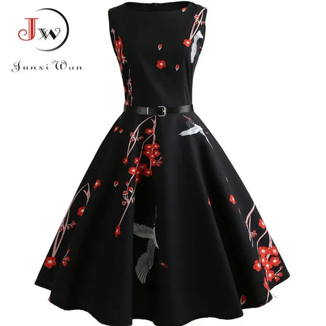 Floral Vintage Party Dress