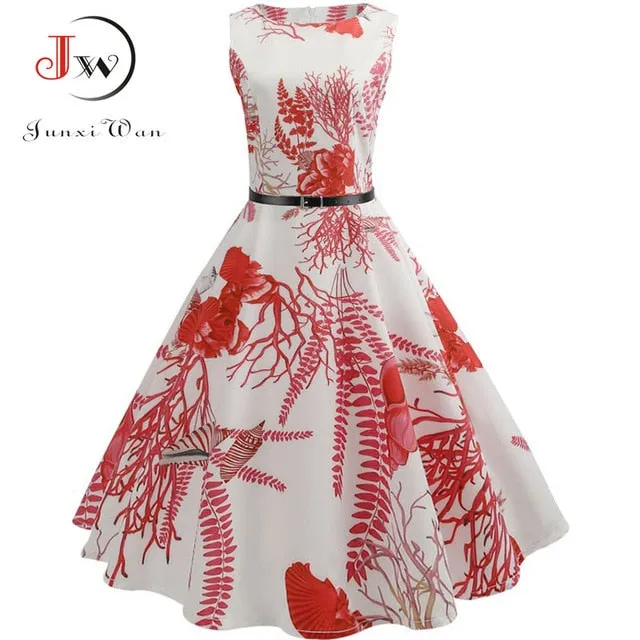 Floral Vintage Party Dress