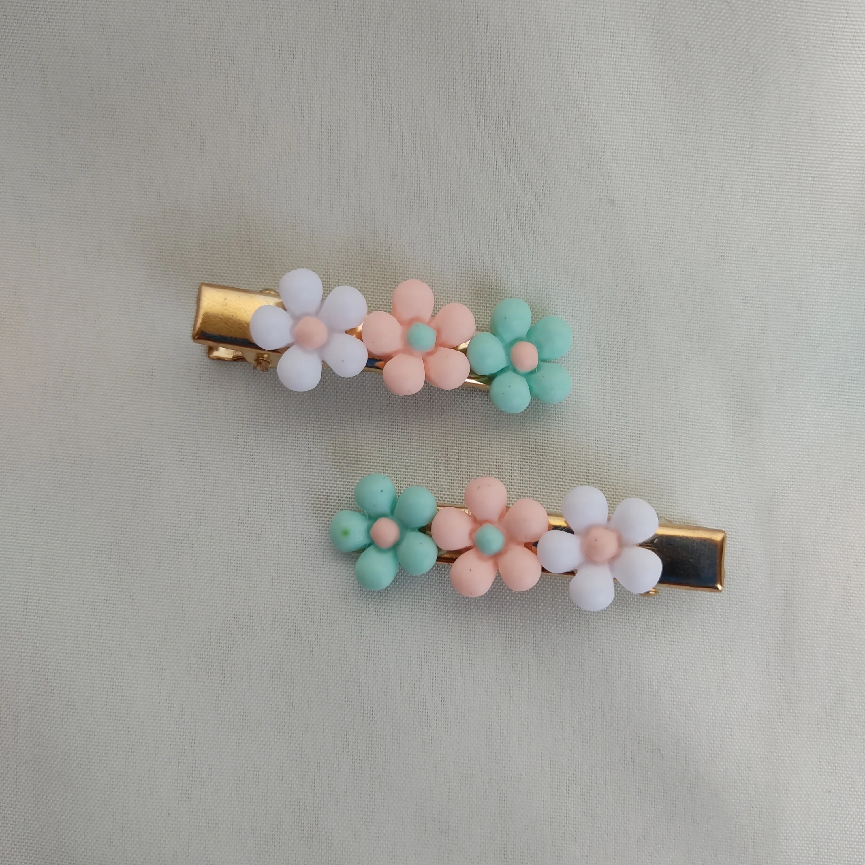 Flower Hair Clips (Set of 2)