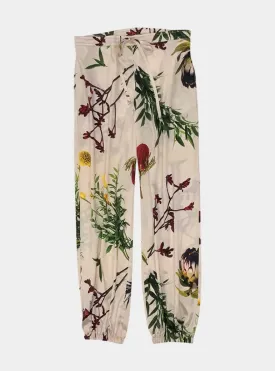 Flying Flower Silk Pyjama Pants