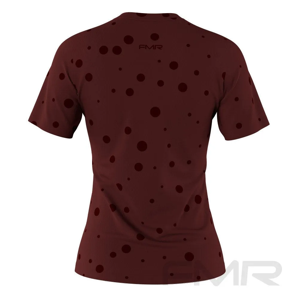 FMR Women's Polka Dot Short Sleeve Running Shirt