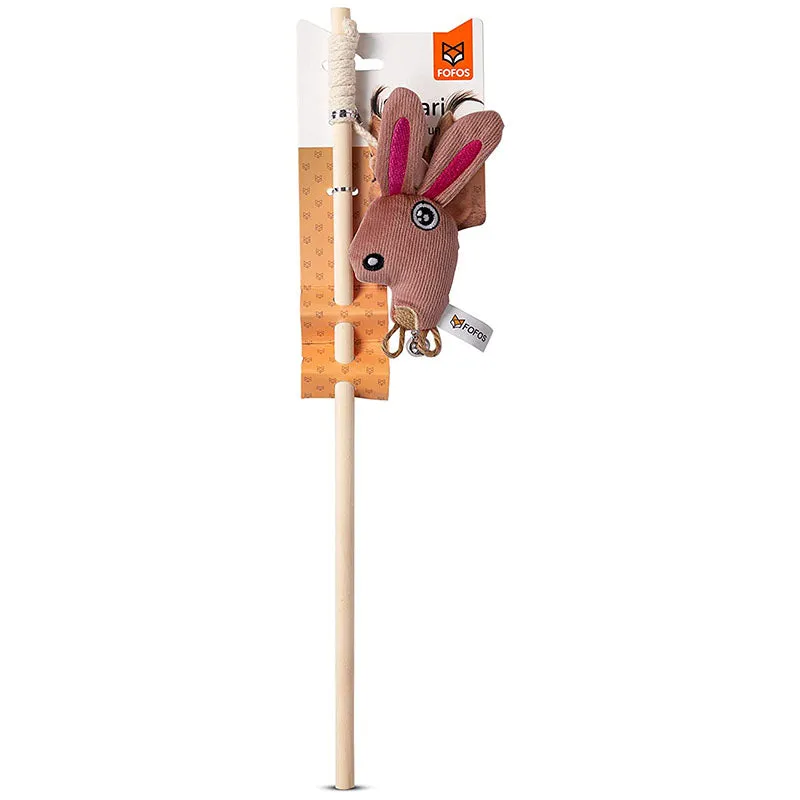 FOFOS Cat Wand Toy Bunny