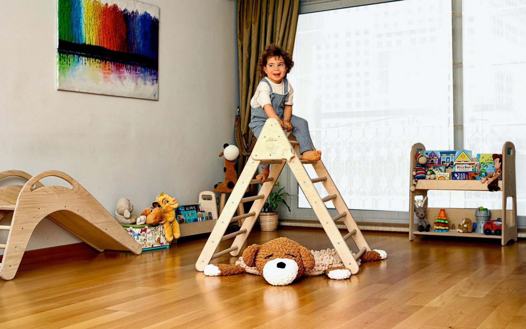 Foldable Climbing Triangle | Best Montessori Climbing Set