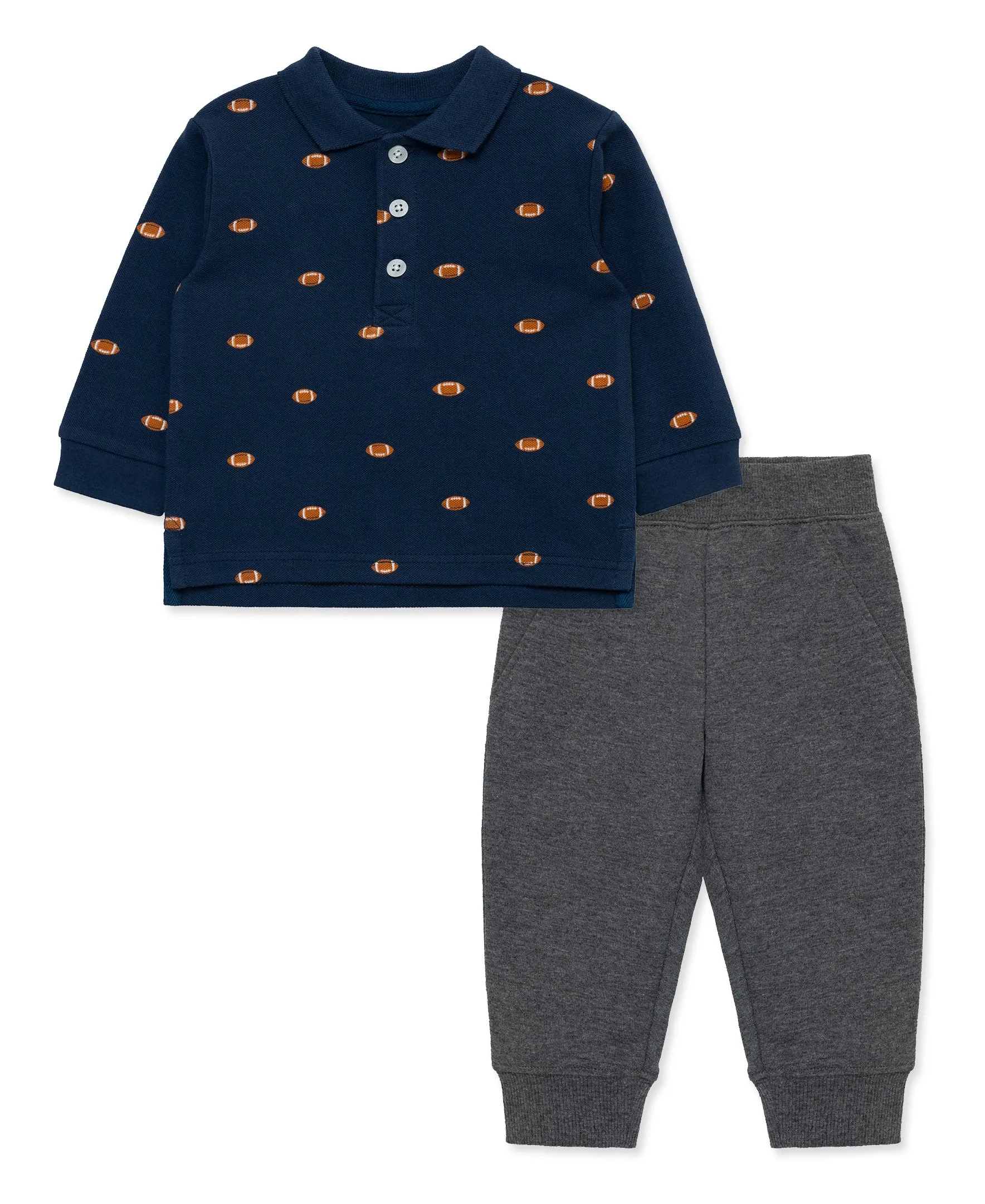 Football Polo Set (2T-4T)