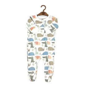 FOOTY ROMPER - DOTTY ANIMALS