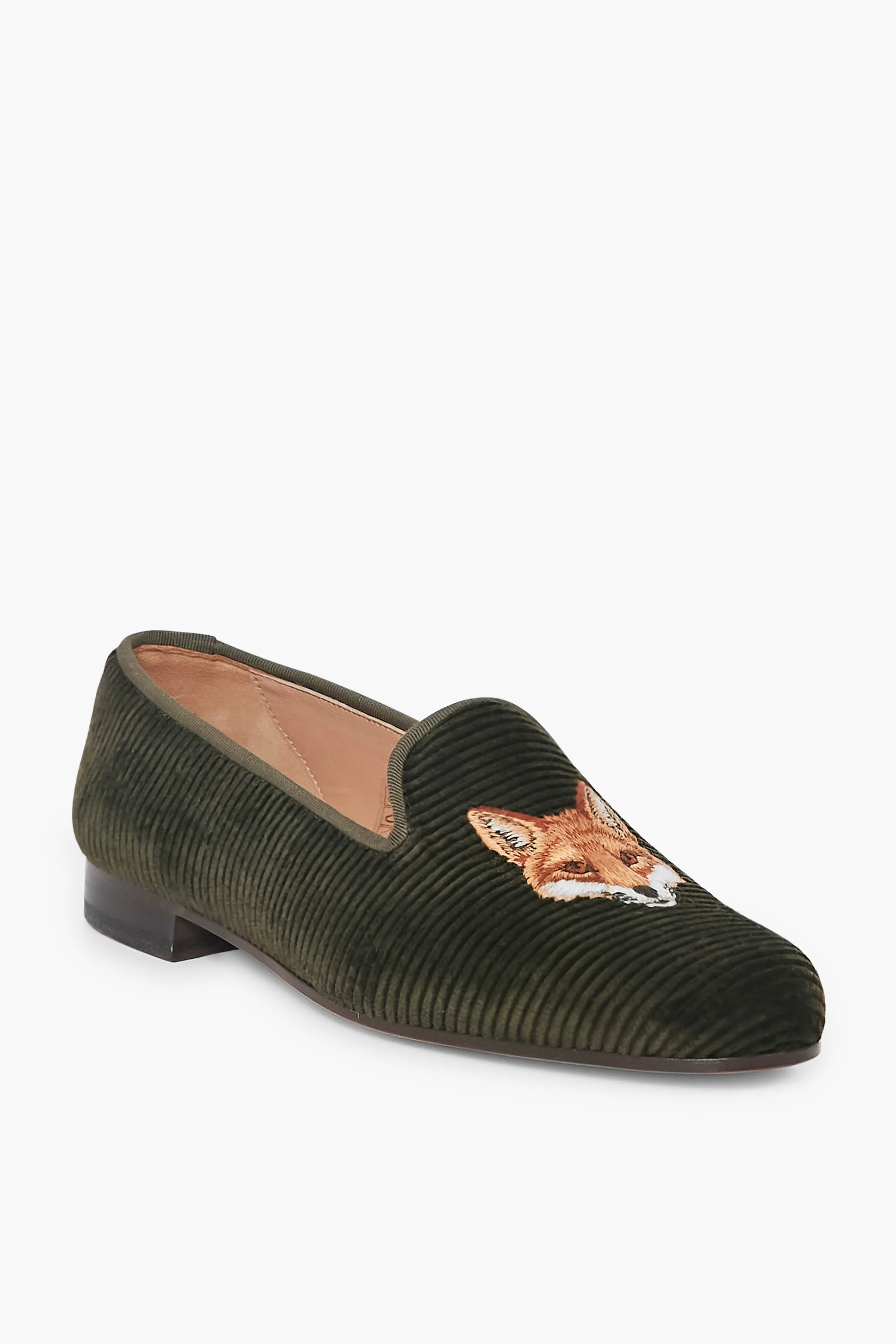 Forest Cord Fox Loafers