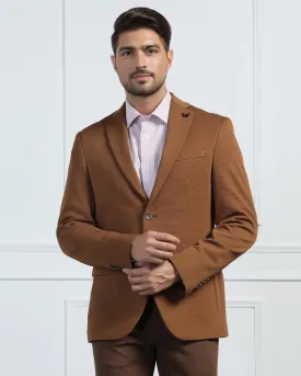 Formal Rust Textured Blazer - Morris