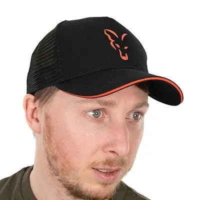 Fox Trucker Cap Black Orange