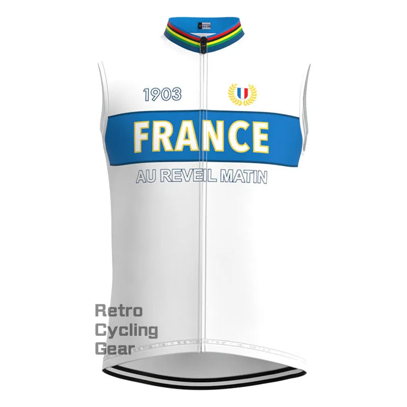 France Retro Long Sleeve Cycling Kit