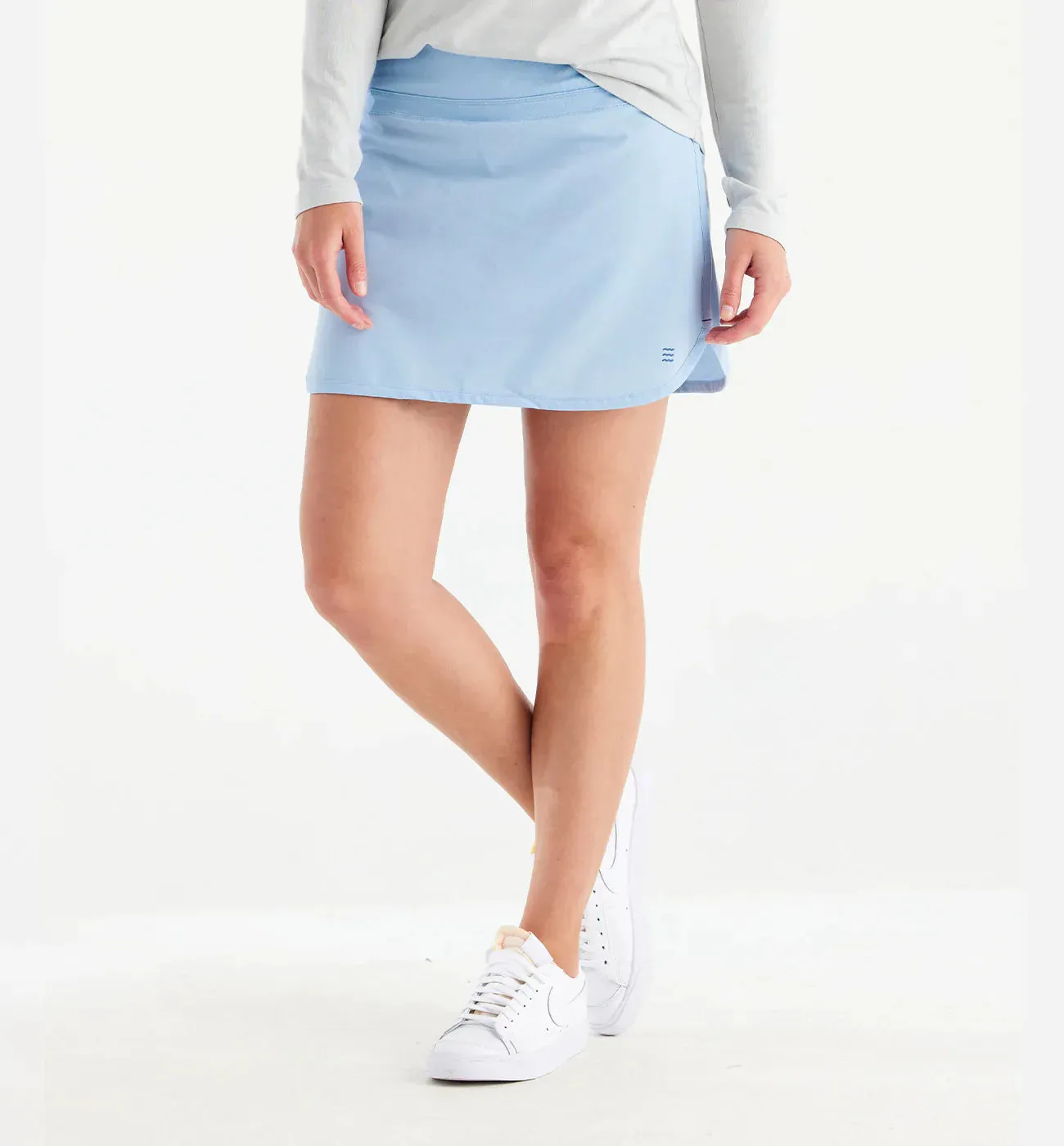 Free Fly Women's Bamboo Lined Breeze Skort in Clear Sky