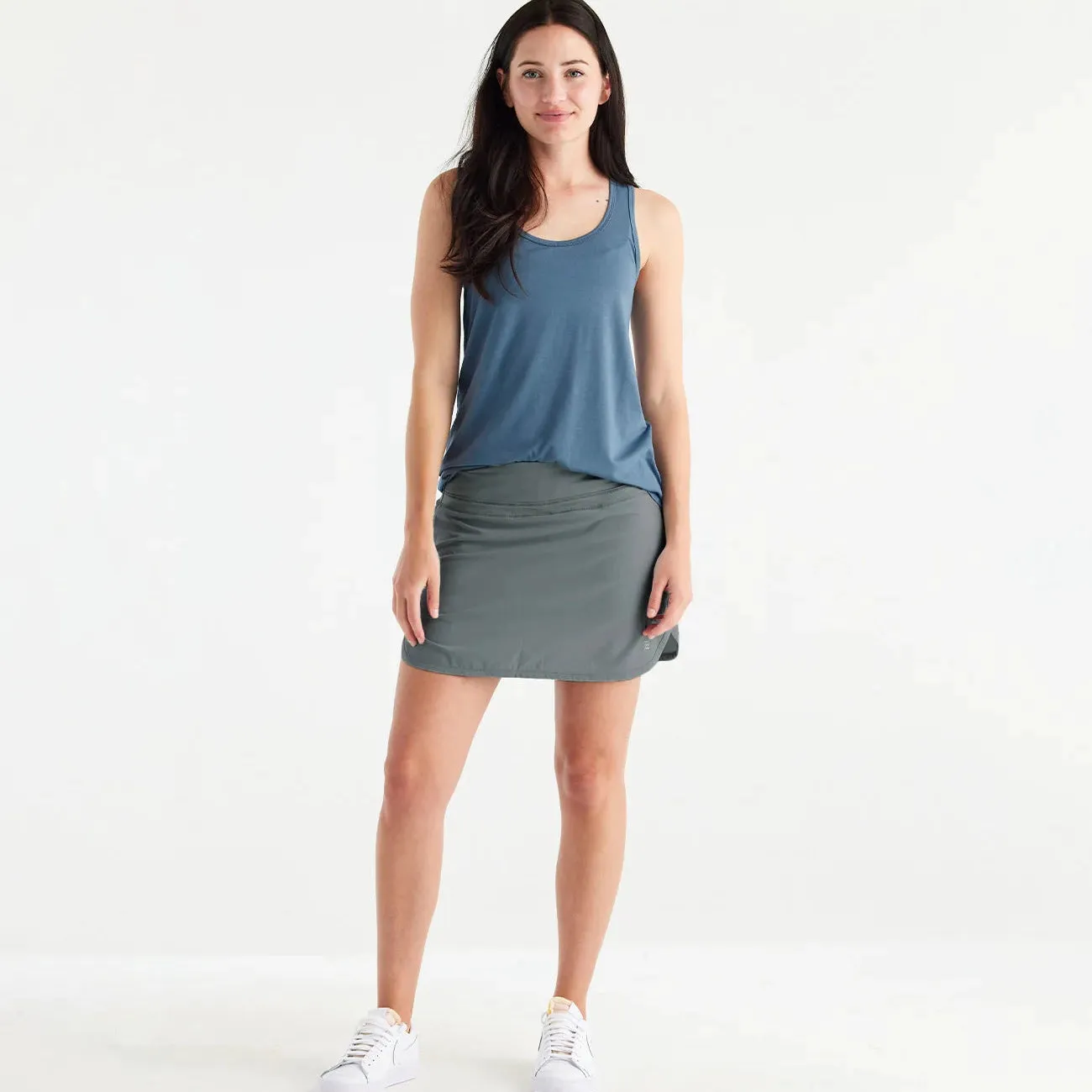 Free Fly Women's Bamboo Lined Breeze Skort in Slate