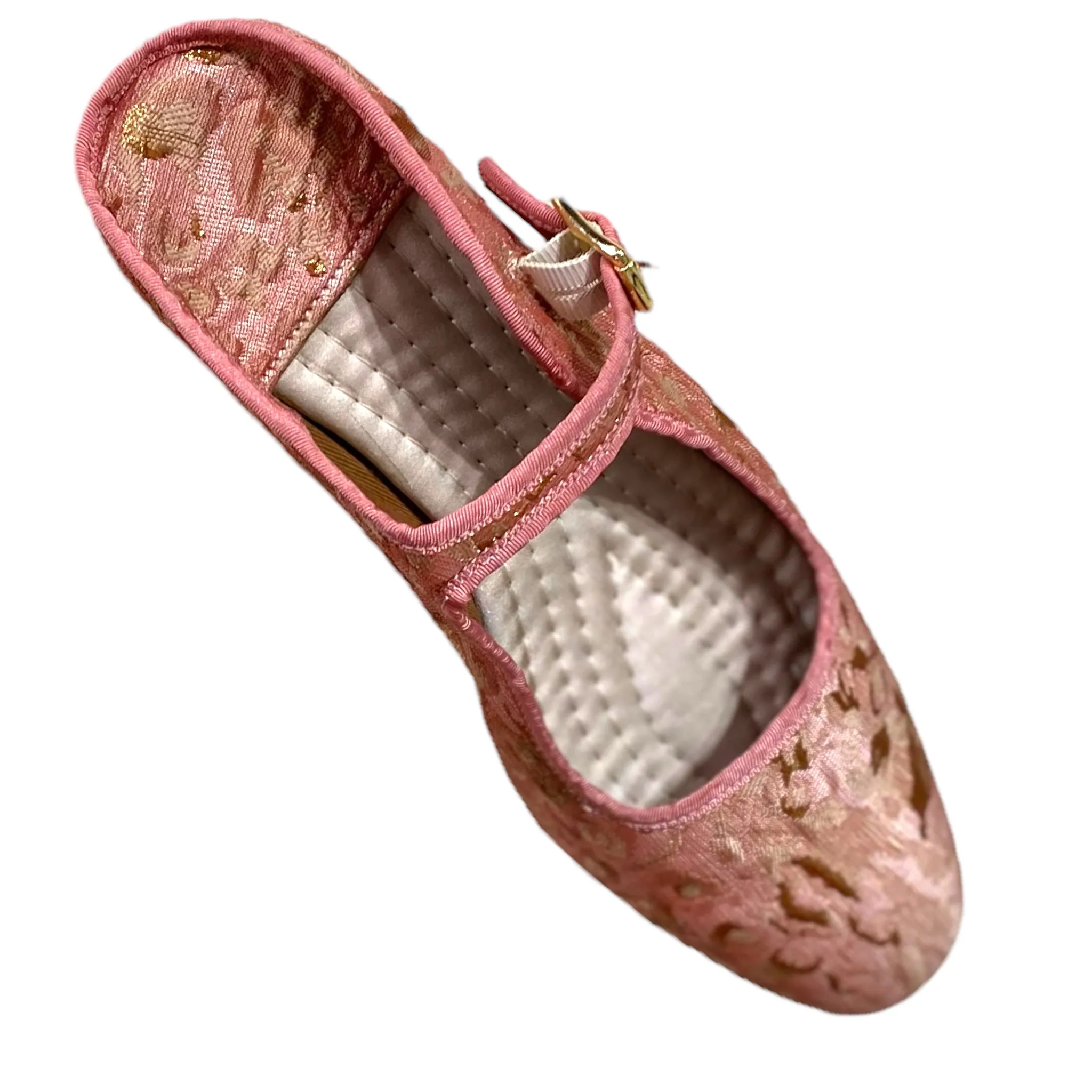 Free People Pink Lace Mary Jane Loafers