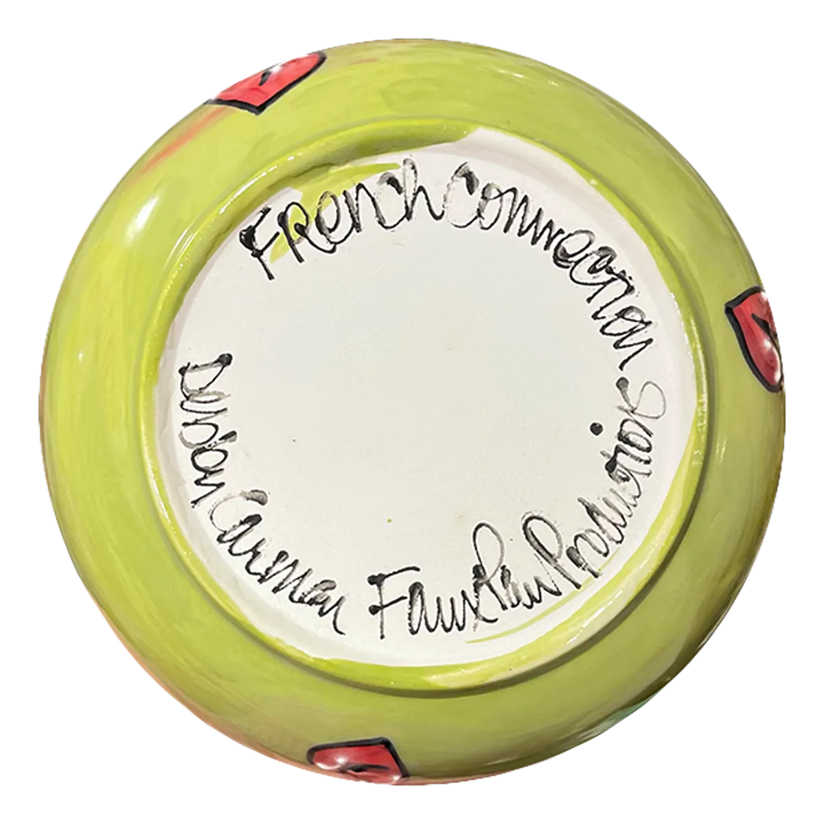 French Connection Ceramic Shallow Bowl