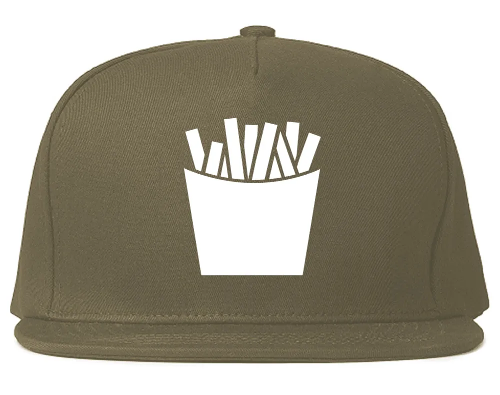 French Fry Fries Chest Mens Snapback Hat