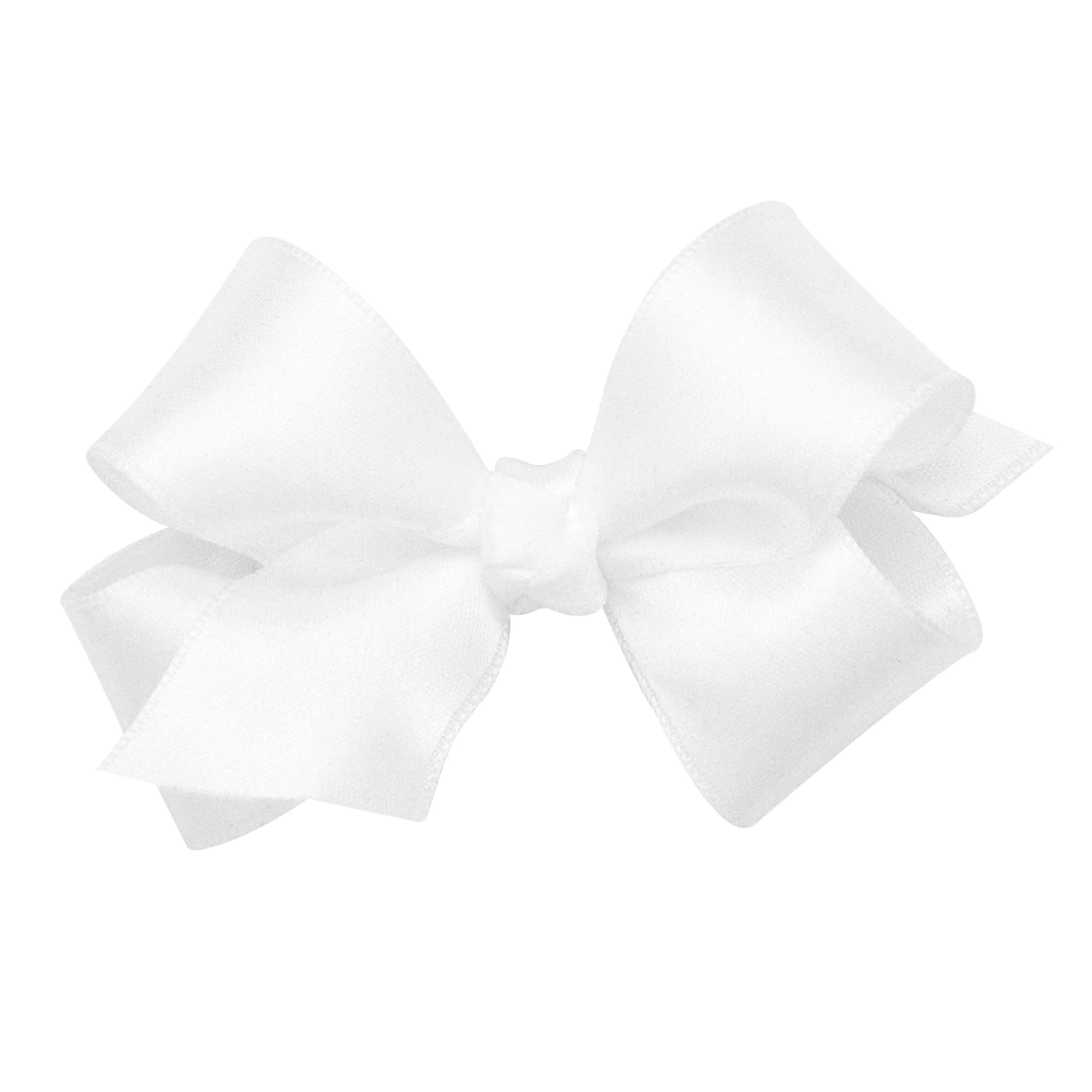 French Satin Hair Bow - Mini