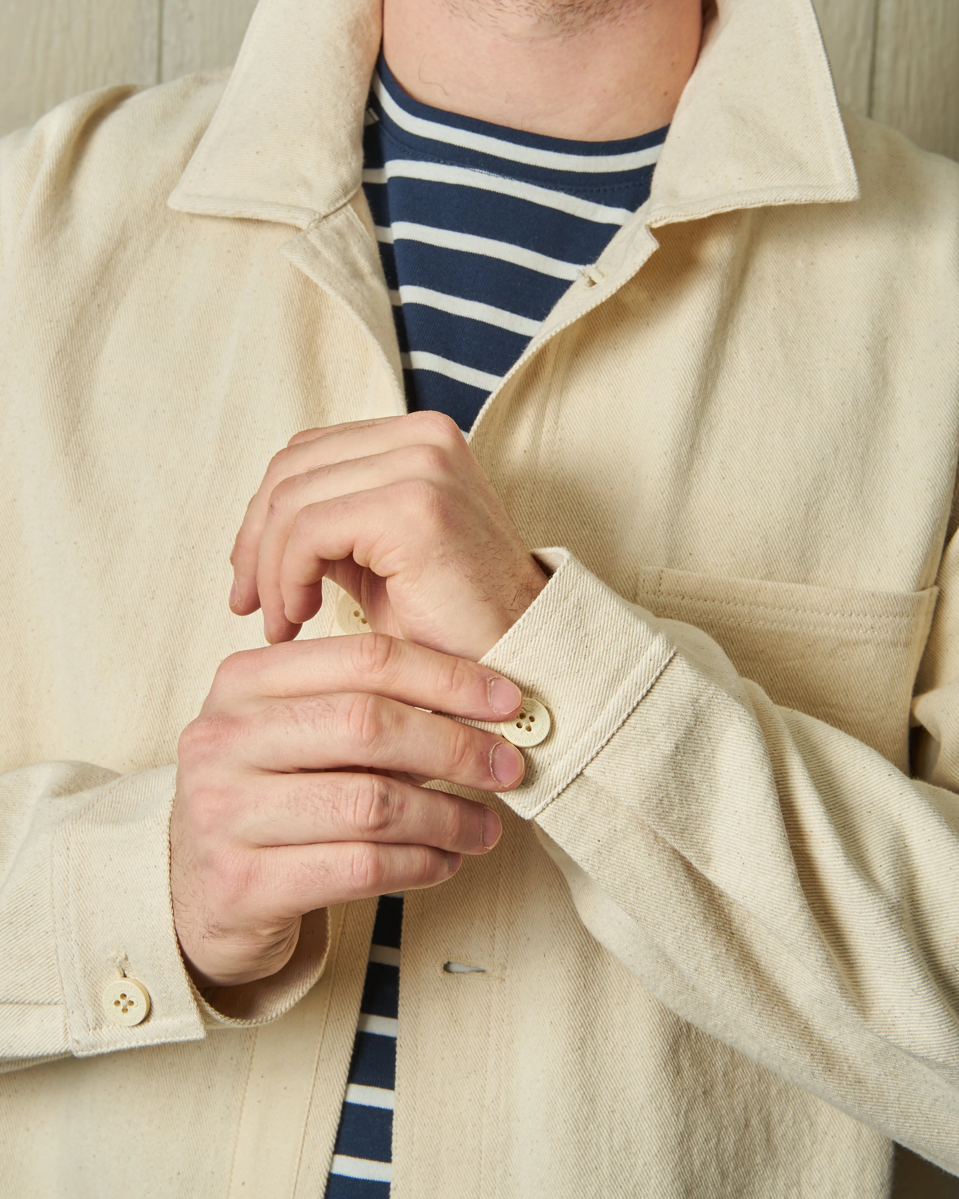 French Workman’s Jacket in Carpenter's Cloth