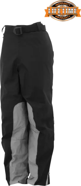 FROGG TOGGS PILOT FROGG ROAD PANTS BLACK/SILVER SM PFC85106-01SM