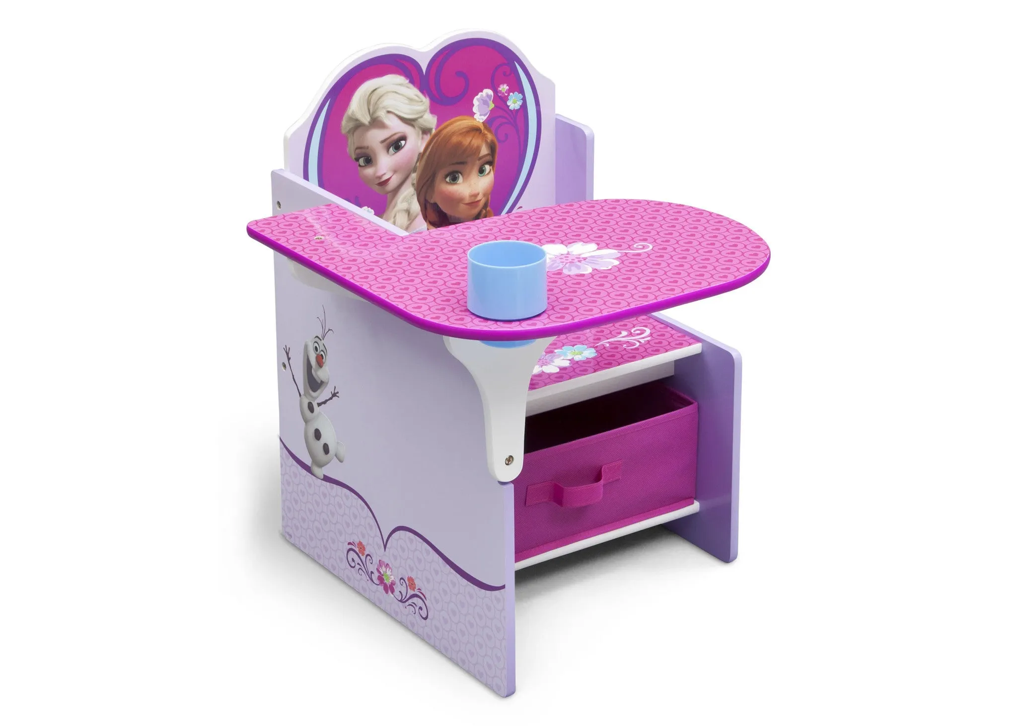 Frozen Chair Desk with Storage Bin