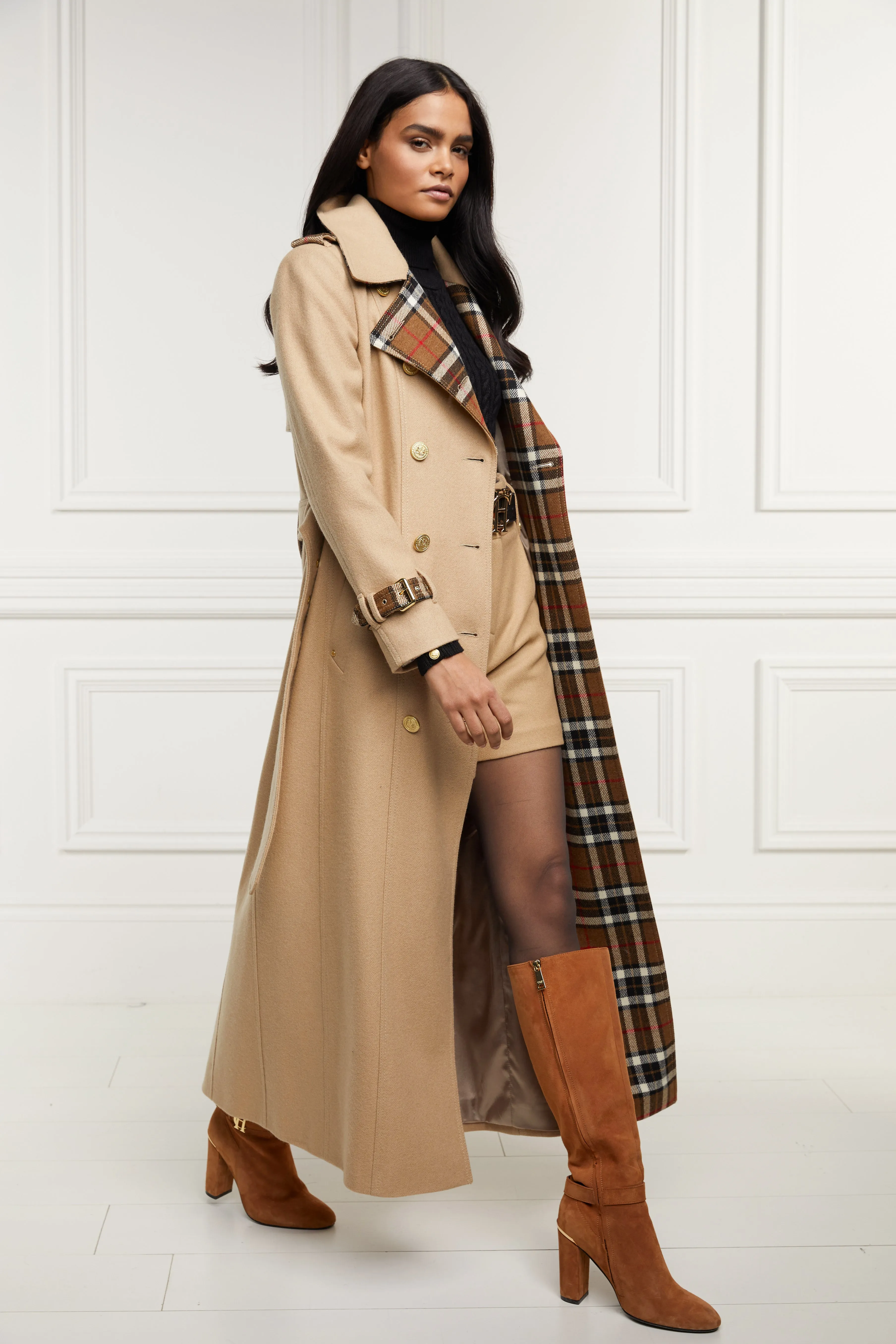 Full Length Chelsea Trench Coat (Camel)