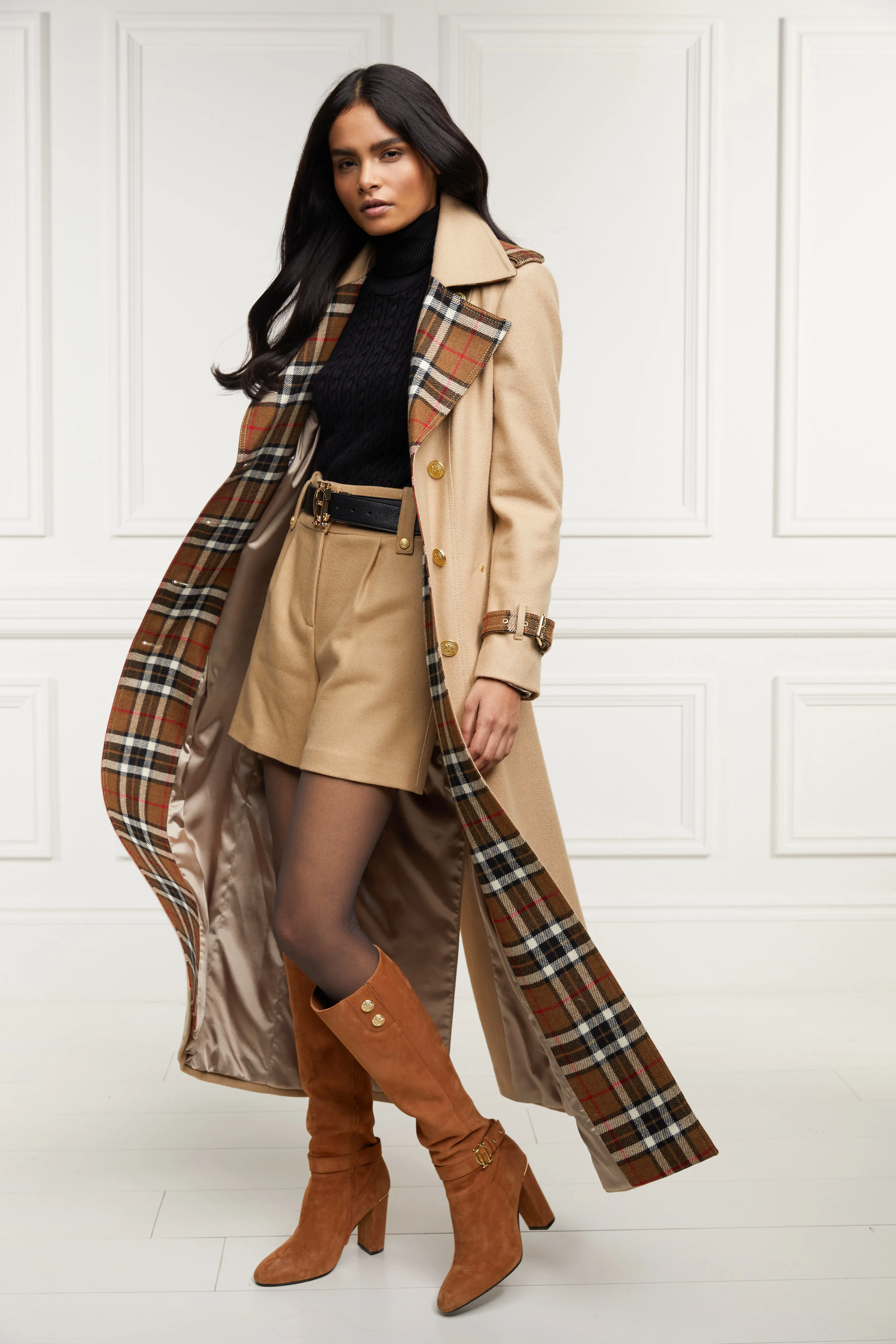 Full Length Chelsea Trench Coat (Camel)