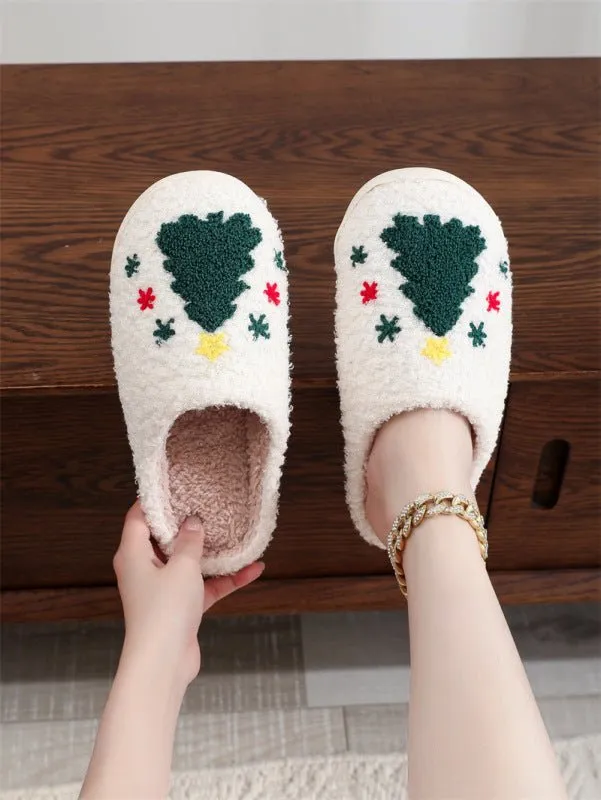 Fun Christmas Cotton Slippers