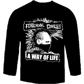 FUNERAL DRESS WAY long sleeve