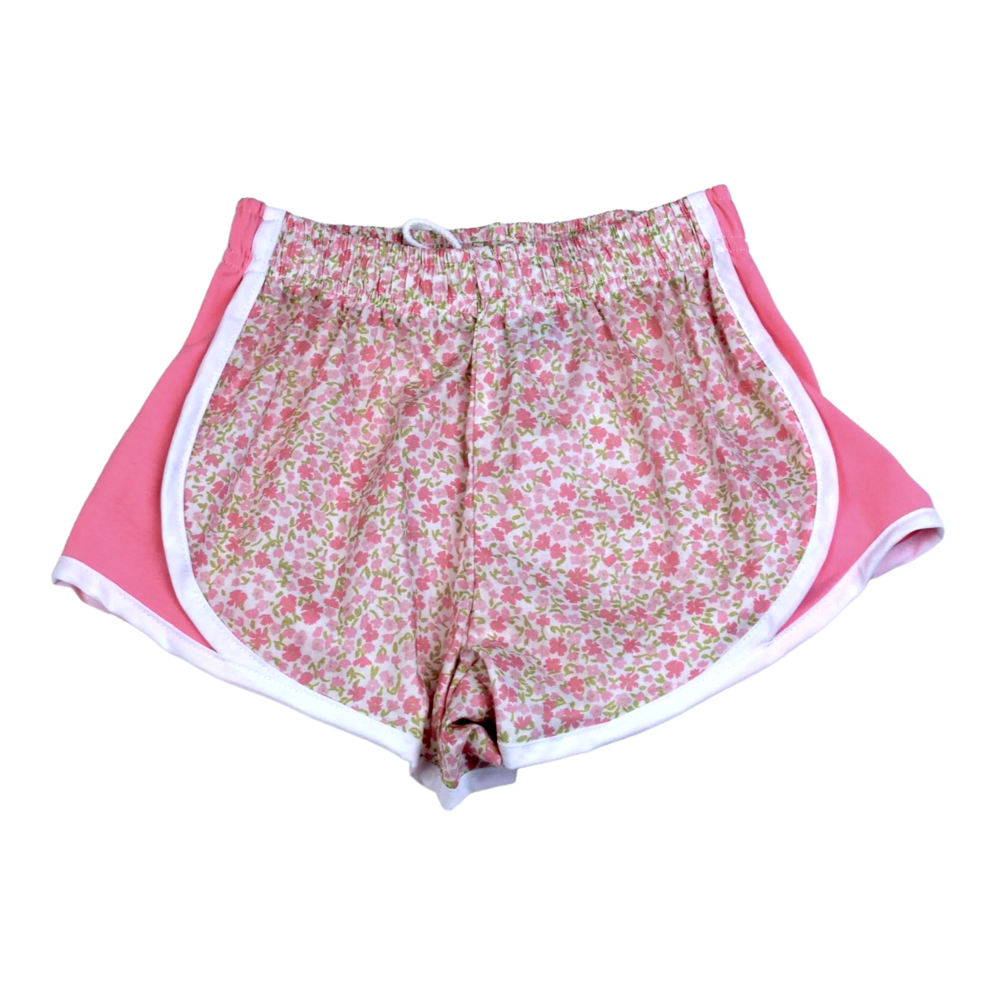 Funtasia Too Athletic Wear Seersucker Floral Track Shorts