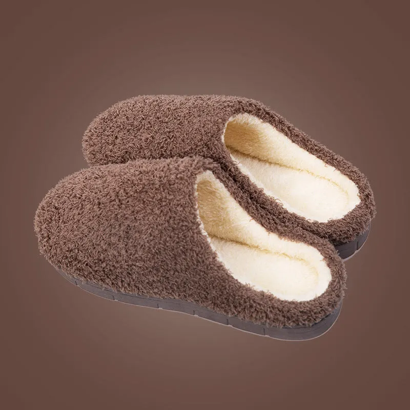 Furry Slippers Soft Winter Bedroom Slippers Women