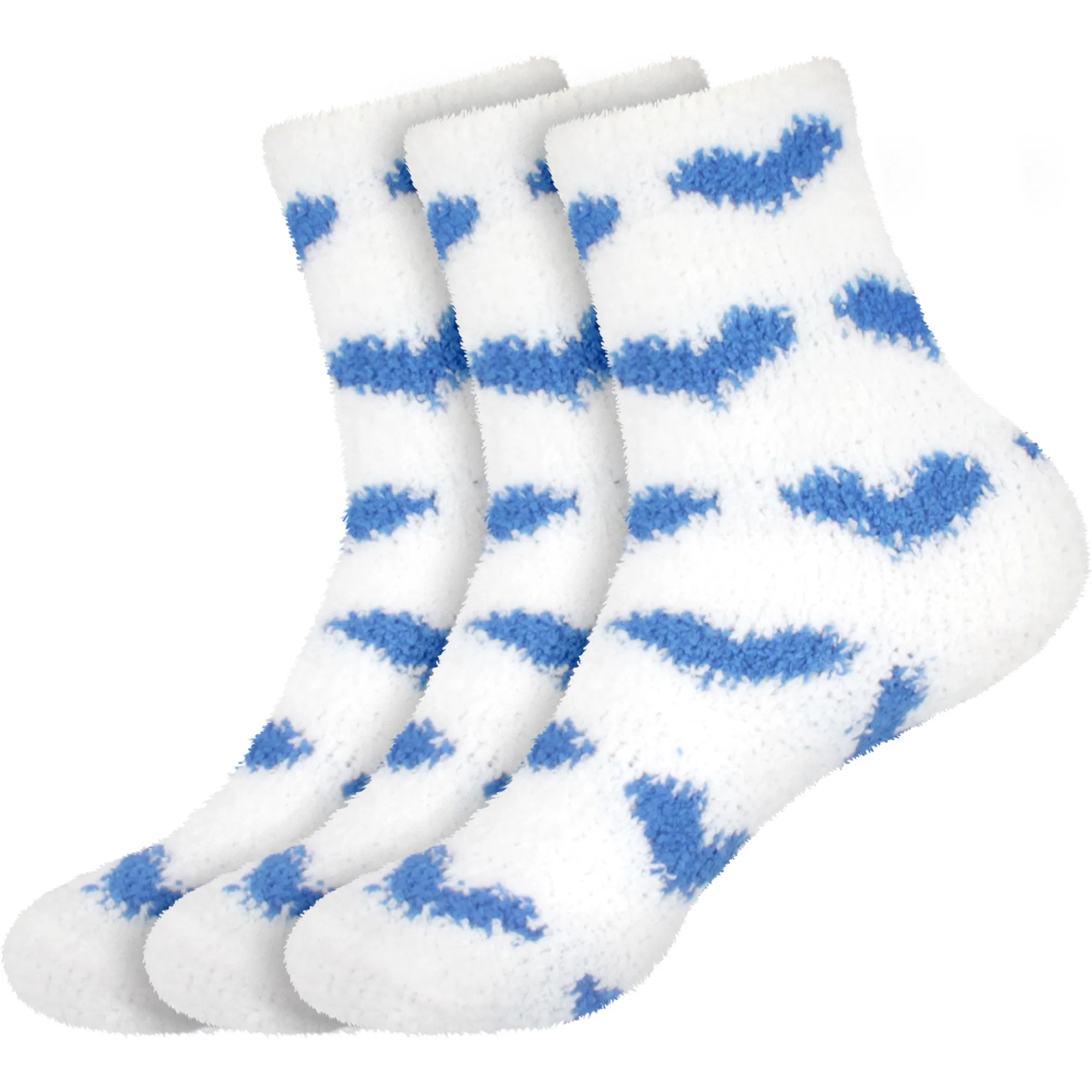 Fuzzy Heart/Stripe/Solid Sock Assortments