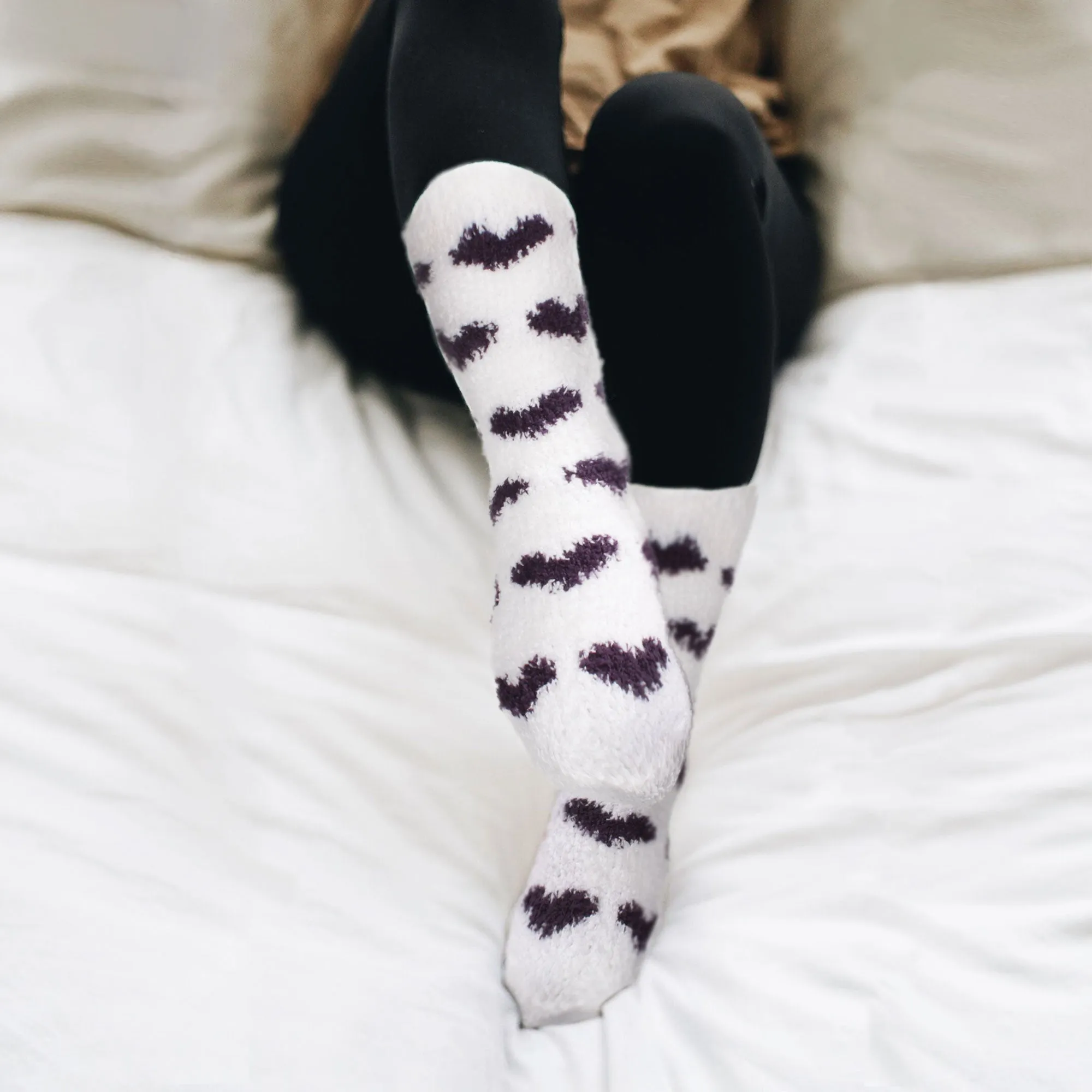 Fuzzy Heart/Stripe/Solid Sock Assortments