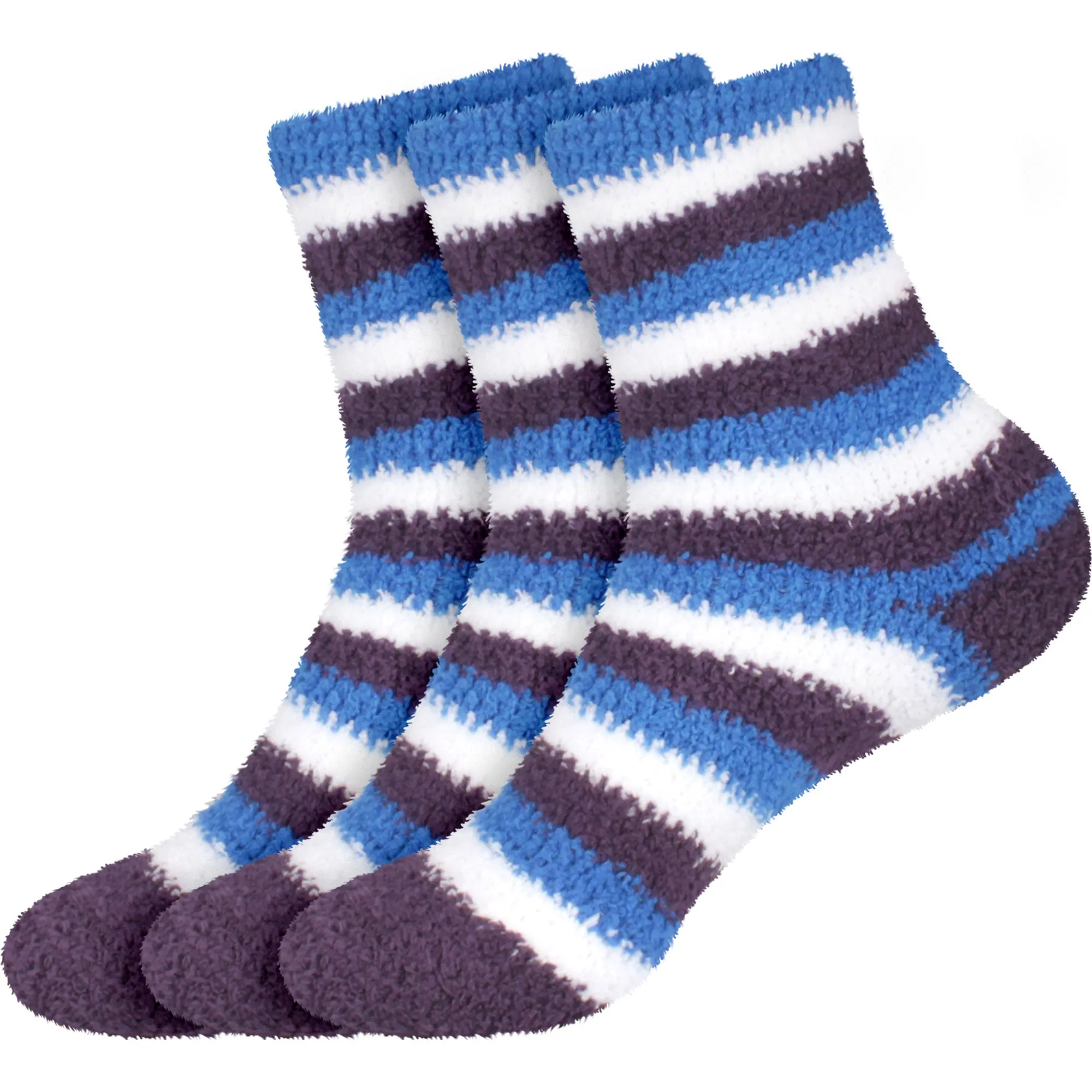 Fuzzy Heart/Stripe/Solid Sock Assortments