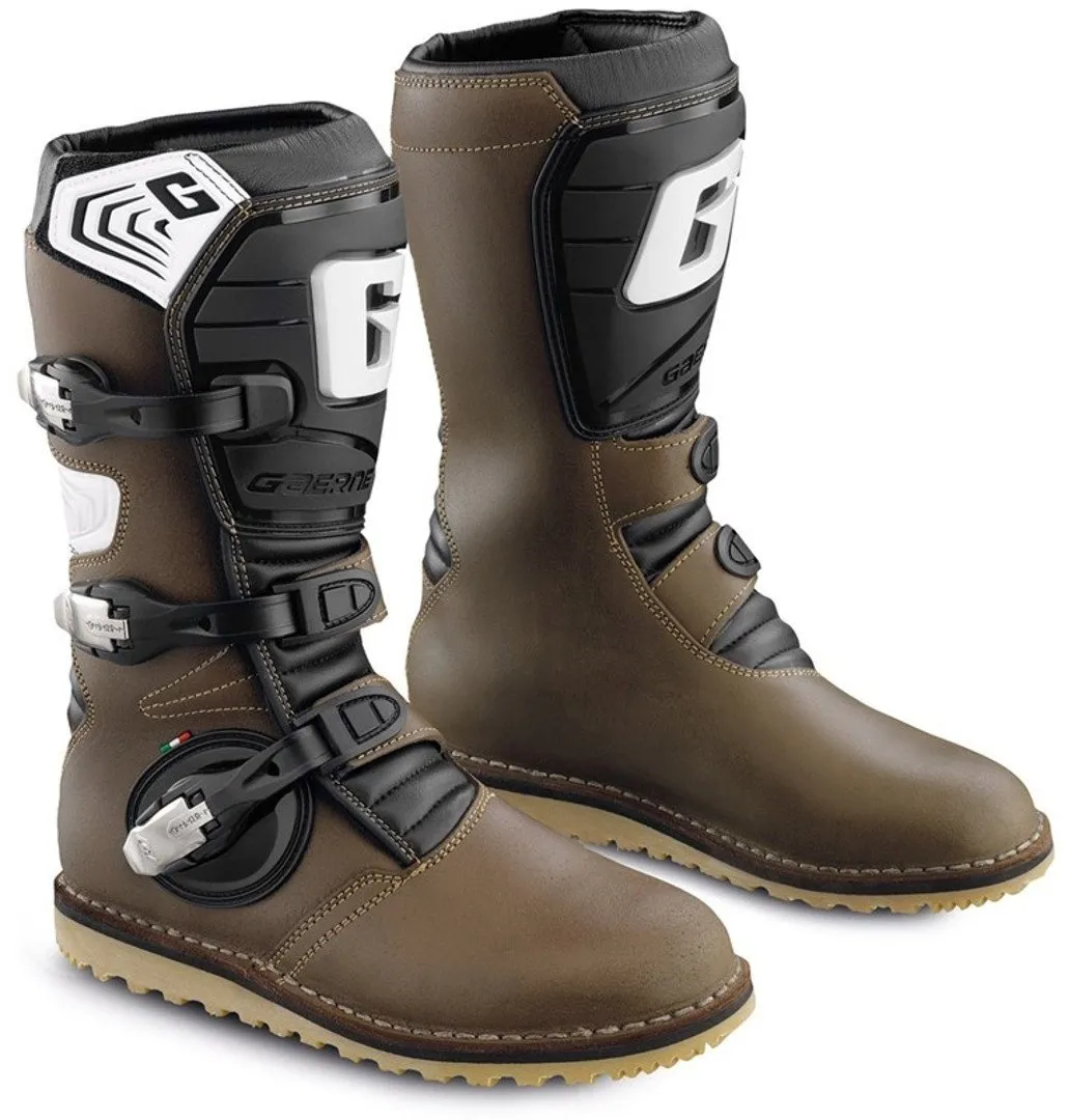 Gaerne Balance Pro Tech motorcycle boots, brown