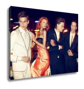 Gallery Wrapped Canvas, Casino Night Anna And The Boys