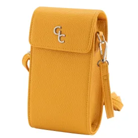 Galway Crystal Fashion Mini Crossbody - Mustard